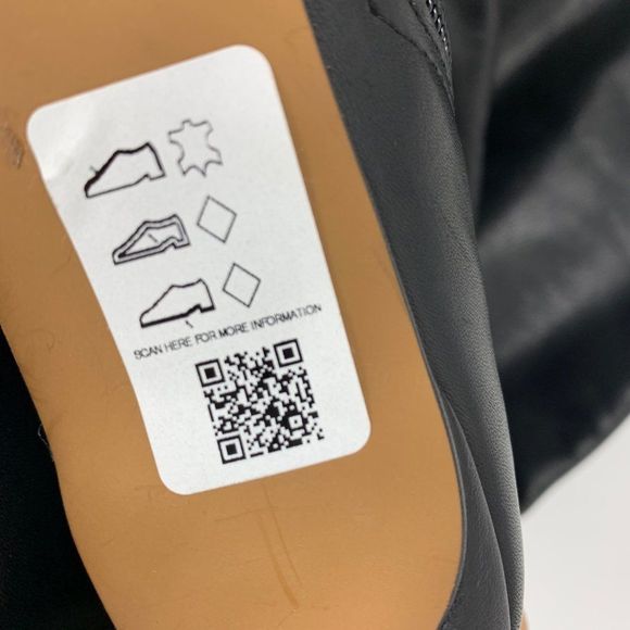 Asos Faux Leather Boots Sz 6 Over the Knee Adjustable Thigh Strap Buckle 3768 - Picture 5 of 16